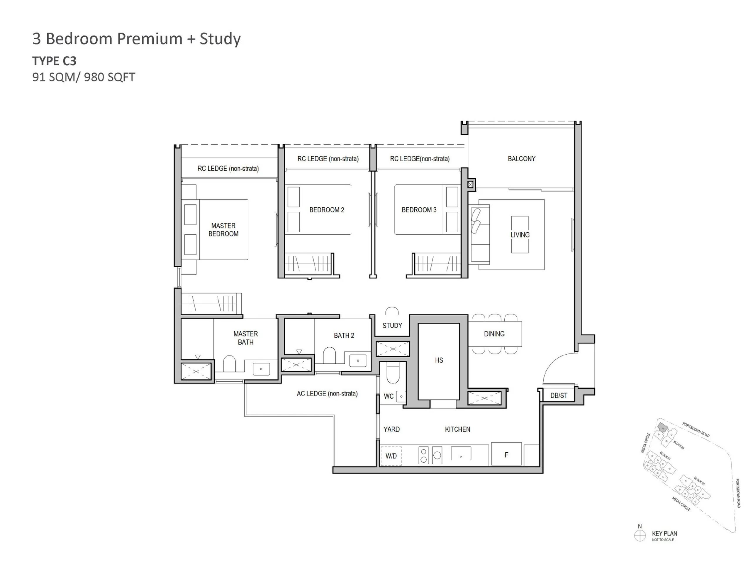 Bloomsbury Residences floorplan